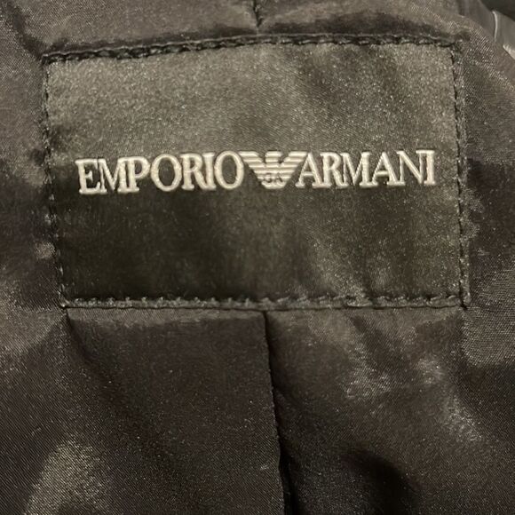 Emporio Armani quilted leather moto jacket - Picture 5 of 5